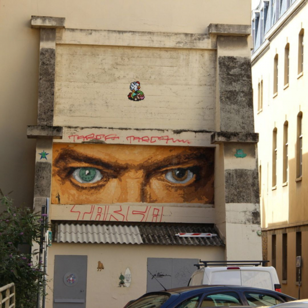 Street art sur les Pentes de la Croix-Rousse © LV
