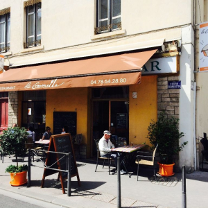 Devanture su restaurant La Gamelle, à Montchat, Lyon
