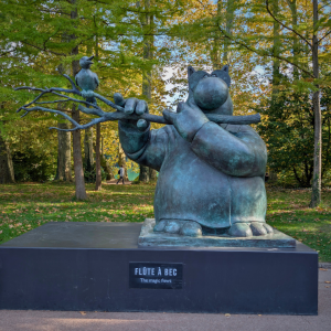 Exposition Le Chat d&eacute;ambule au Parc de la T&ecirc;te d'Or